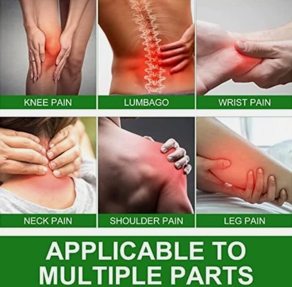 Pain Relief Patch for Muscle, Joint & Back Pain – Long-Lasting Deep Penetration Relief, Easy to Use, Comfortable Fabric (Pack of 10)