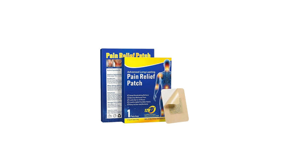 Pain Relief Patch for Muscle, Joint & Back Pain – Long-Lasting Deep Penetration Relief, Easy to Use, Comfortable Fabric (Pack of 10)